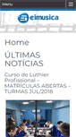 Mobile Screenshot of eimusica.com